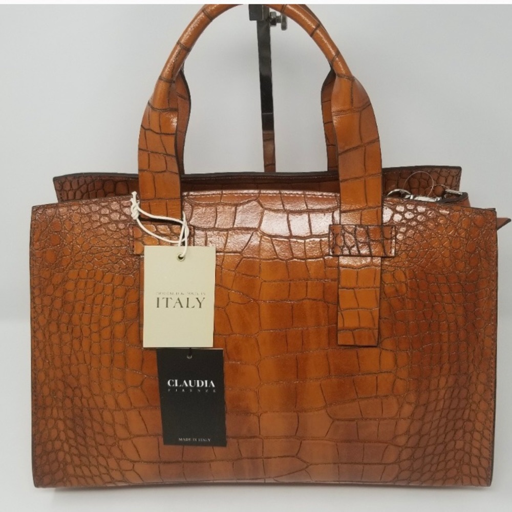 Claudia Firenze Italian alligator look NWOTLeather